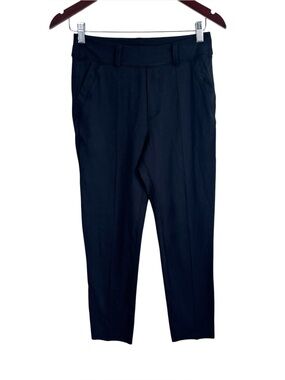 Frank & Eileen Murphy Billion Dollar Pant Women’s Size Small In Navy Raw Hem